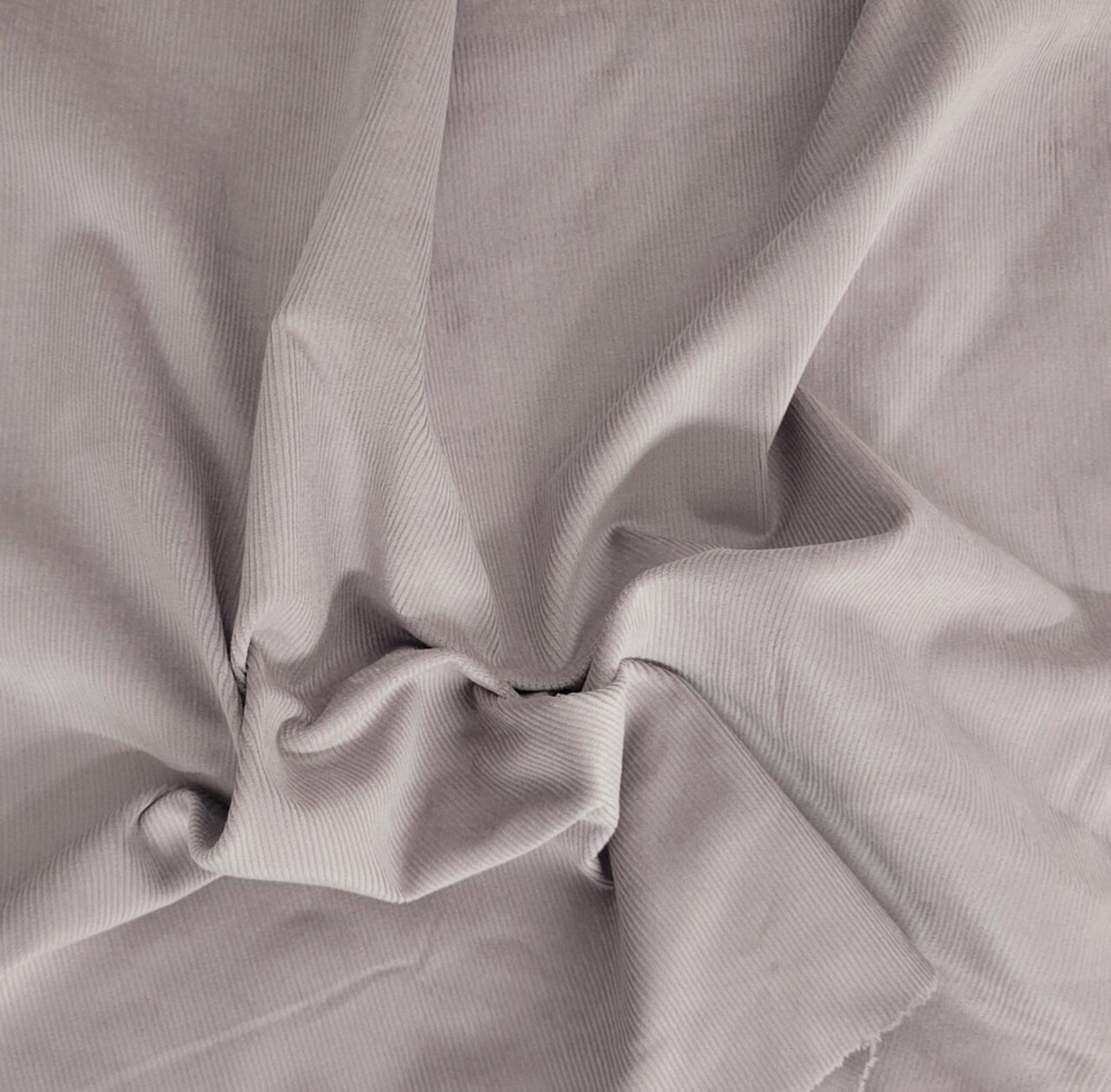 1 Yard Lilac Cotton Corduroy Fabric 18 Wale Soft Textured Material for Jackets, Pants and Crafts